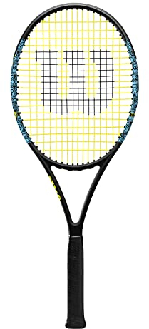 Wilson Tennisschläger Minions 103, Carbonglasfaser, Kopflastige Balance, 285 g, 69,2 cm Länge