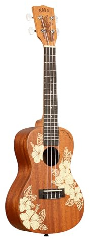 Kala Voyage Collection Hibiscus Concert Ukulele