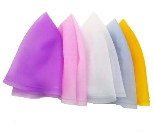 LXHZSY Gorro Mechas Reusable Silicone Coloring Highlighting Dye Cap Hat Safety Breathable Hook Women Styling Tool DIY Hair Dyeing Tool.(1pcs-Purple)