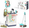 Xwin Sportseries Educational Cleaning Set Toy, 20-Piece Pretend Play Cart With Real-Working Vacuum, Kids Cleaning Trolley For Toddlers Age 3+