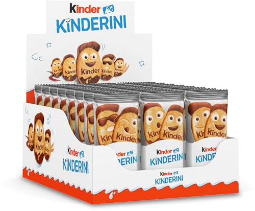 Kinder Kinderini Biscotti Frollini al Latte e Cacao 24 x 25 g