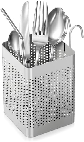 VIKROM Dishwasher Chopstick Basket, Dishwasher Chopstick Holder with Hooks
