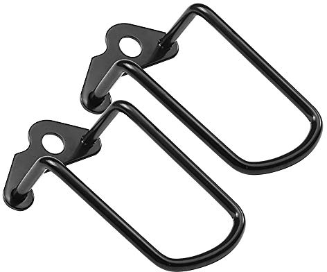 PERFETSELL 2 Stück Schaltwerkschutz Fahrrad Schaltwerk Schutz Schutzbügel Eisen Schutzfolien für Fahrrad Mountainbikes, Rennräder, Falträde Schwarz