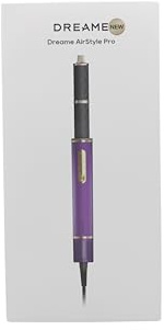 DREAME AirStyle Pro 7 in 1, Asciugatura Rapida, 2 Cilindri Arricciacapelli, Capelli Volumizzanti, Riduzione dell'effetto Crespo, Confezione in Pelle, Styling a Flusso d'aria, Design Magnetico, Viola