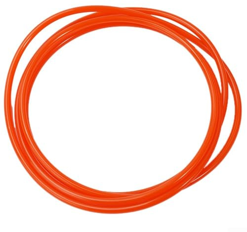 Cykeltrainer rullbana drivrem ersättningsrem för cykeltränare 5 mm omkrets 185 cm TPU-material (röd)