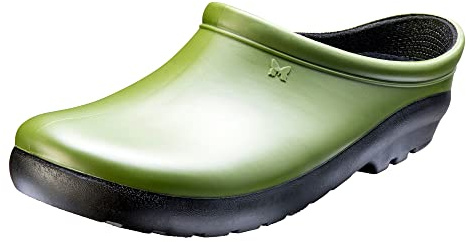 Sloggers Waterproof Garden Clogs for Women – Traditional Garden Clogs with Premium Comfort Support Insole, (Cactus Green), (Size 9)