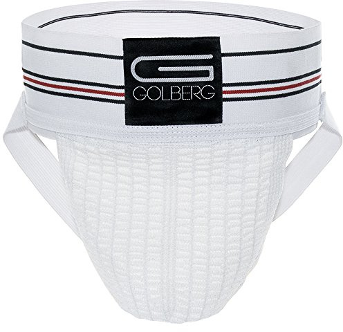 Golberg Mens Athletic Supporter 2 Pack White Large