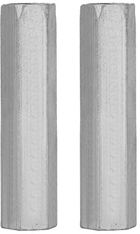 2pcs M10 * 60 Écrous longs Écrou de tige long Écrou de couplage hexagonal Écrou de filetage hexagonal en acier plaqué zinc