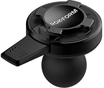Rokform 1â Ball Adapter Motorcycle Phone Mount, RokLock Twist Lock (Black)