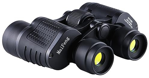 Ferngläser mit Nachtsicht, 80X80 HD Fernglas für Erwachsene, Wasserdicht Taktisches Fernglas mit FMC Linse und BAK4 Prism für Vogelbeobachtung, Wandern, Jagd