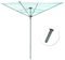 KCT 4 Arm Outdoor Rotary Washing Line Clothes Airer 40m Drying Area Clothing Dryer