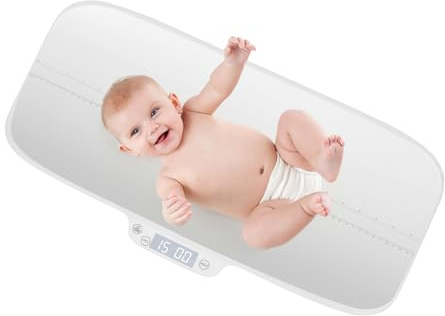 GOPLUS Pèse-Bébé Numérique, Fonctions de Maintien et de Tare, Affichage led, Balance Multifonctionnelle, pour Animaux, Nourrisson, Capacité Max. 30 Kg