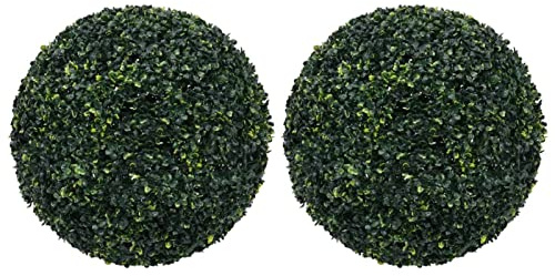 GuyAna Sfere di Bosso Artificiale 2 pz 52 cm,Casa e Giardino,Arredo,Flora artificiale(SPU:315470)