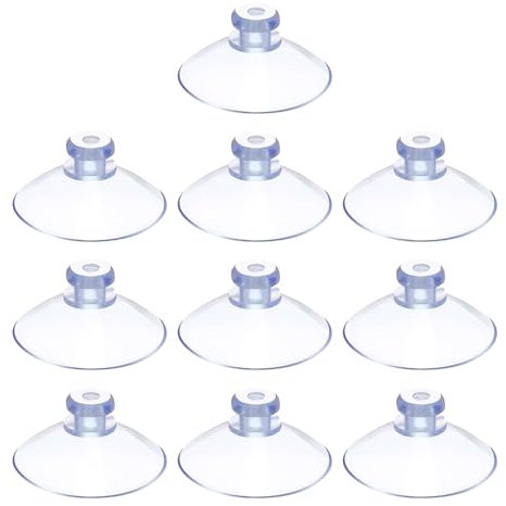 30mm 10 piezas ventosas,Ventosas Transparentes,Ventosas De Pvc,Ventosas para cristal,Mini Ventosas sin Ganchos,para Baño,Armario,Cristal
