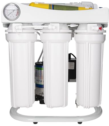 Aquavie Technologie - Osmoflow på stativ - omvänd osmos vattenreningssystem under diskbänken med tank - upp till 370 l/dag