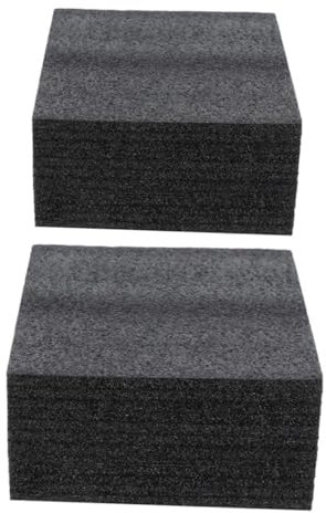 HIAKDOFT 2piezas Tablero De Espuma Para Arreglos Bloques Base De Espuma Alta Densidad Insertos Negros Para Boda Manualidades y Arreglos