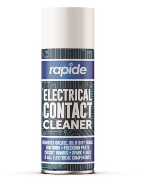 RAP Electrical Contact Cleaner Spray 200ml – Quick Dry Formula for Removing Dirt, Grease & Oxidation from Electrical Contacts, Switches & Components – 1427