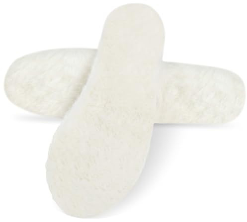 DiULi Sheepskin Insoles,2cm Thick Fluffy Warm UK 4 EU 37 | Genuine sheepskin,warm fluffy,2cm thick,anti slip felt base,for boots shoes,for men women