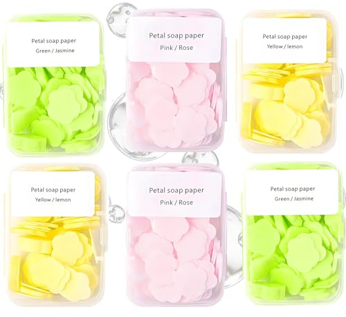 NoraGlaze Portable Soap Sheets 230 Pcs – Travel Hand Washing Paper, Mini Disposable Soap Leaves, Instant Dissolving Pocket for Camping, Hiking, Outdoor & Daily Use, Safe for Adults & Kids
