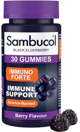 SAMBUCOL IMMUNO FORTE GUMMIES, 30 Count (Pack of 1)