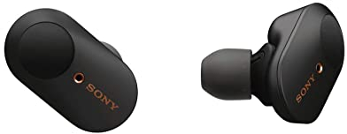 Sony WF-1000XM3 - Auricolari True Wireless con HD Noise Cancelling, Compatibili con Google Assistant, Alexa e Siri, iOS/Android, Bluetooth, NFC, Batteria fino a 24 ore (Nero)