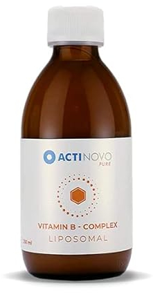 Liposomaler Vitamin-B-Komplex (B1, B2, B3, B5, B6, Biotin/B7, Folat/B9, B12) | Flüssig & pur, hochverfügbar | Vegan, zuckerfrei, laborgeprüft | 50 Tagesdosen (250 ml) | Made in Germany