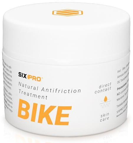 SIXPRO BIKE 100ml | Crema Antifricción y Reparadora para Ciclismo | Previene Rozaduras en Zonas Íntimas | Lubricación y Protección para Salidas Largas | Alternativa Natural a la Vaselina