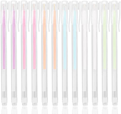 BOZLLY 12PCS Schnell Trocknender Klebestift - Flüssiger Klebestift Mit Feiner Spitze - Quick Dry Glue Pen Für Scrapbook, Hause, Schule Und Büro