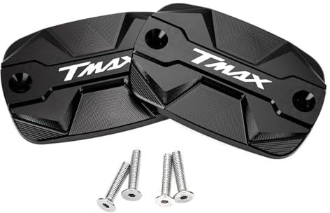ZESIDIMO Tappo Serbatoio Olio Liquido Freno Moto Accessori per Yamaha Tmax 500 2004-2011 Tmax 530 DX SX 2012-2019 TMAX 560 2022 2023 Tech Max Tmax560 (nero)