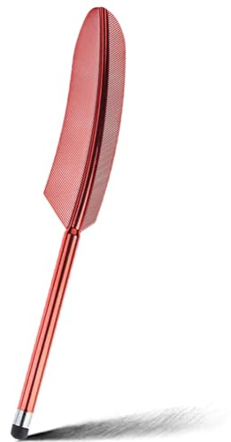 Pekskärmspennor, ersättning S-penna, inmatningspenna för Z Fold6/Fold5, flerfärgad fjäderpenna kompatibel med surfplatta, Kindle, Fold4/3/2 telefon-röd