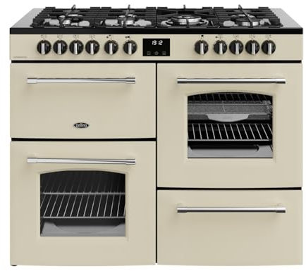 Belling Farmhouse 110cm Dual Fuel Range Cooker - Cream