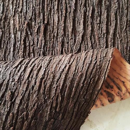 Natale Corteccia Artificiale Vivido Fiore Pianta Giardino Prato Artigianato Decorazione 1 Pack Artigianato Hobby Fai da Te, Modellismo Schermo Privacy per Recinzione Giardino, Brown, 2m*1m