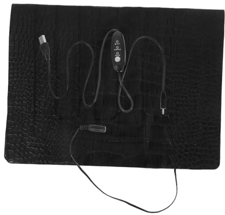 UTHCLO Tappetino Riscaldante USB per Animali Domestici in Fibra di Carbonio Regolabile e Portatile per Gatti Cani e Rettili Calore Uniforme e Comfort Ottimale