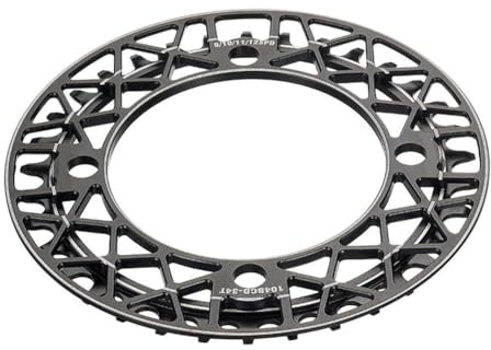 FACAIIO Plateau de vélo en alliage d'aluminium avec protection de chaîne 104BCD, 34Tor 36Tor 38T