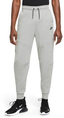 Nike CU4495 M NSW TCH FLC JGGR Pantaloni Sportivi Uomo Dk Grey Heather/(Black) L