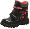 Superfit Husky Schneestiefel, SCHWARZ/ROT 0020, 33 EU Schmal