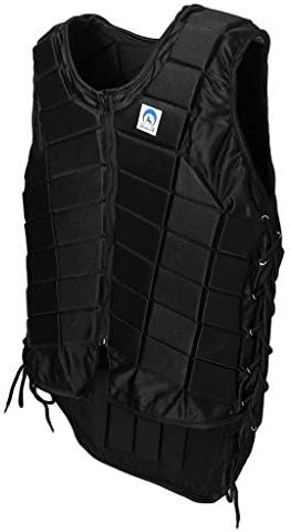 pistro Gilet de protection en EVA pour l'équitation - Noir - Homme L