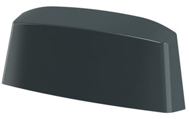 Estika Wasserschlitzkappen Fenster, 25 Stück, Anthrazit 36 mm, fensterlüftung abdeckung, fenster lüftung, fenster scharnierabdeckung, fenster schwitzwasser