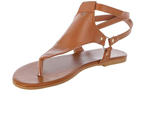 Orthopädische Sandalen Damen Sommer - Elegant Pumps Sport Outdoorsandalen Damen Open Toe Wedges Sportliche Ledersandalen Damen Leichte Rutschfest Sandals Strand Freien Dicke Boden Sandalen