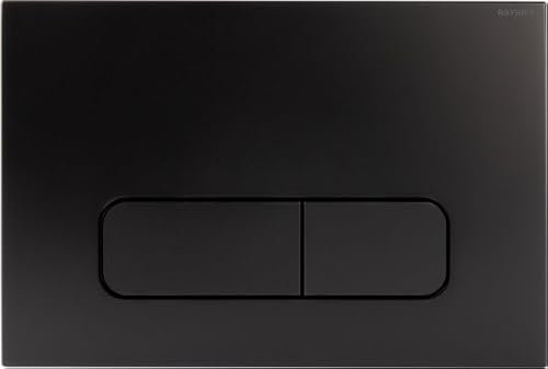 Raybro Betätigungsplatte Mocha 35 245 × 165 × 12,6 mm in Schwarz, matt