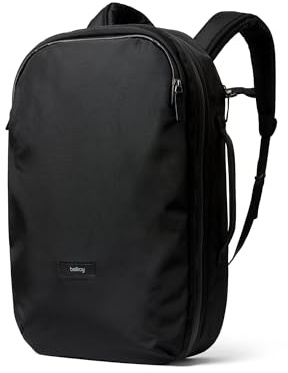 Bellroy Transit Travel Pack Pro (30–38 Liter Handgepäck-Reiserucksack, mit Laptopfach, RFID-Schutz und Reißverschluss-Flaschenfach) - Black