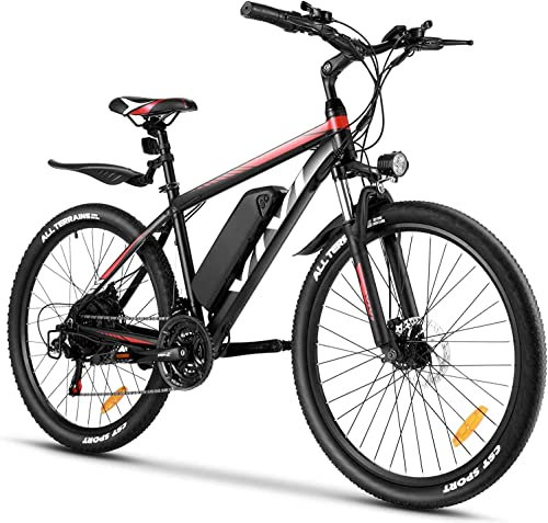 Vivi H6 Elektrofahrräder, rot, 66 cm (26 Zoll)