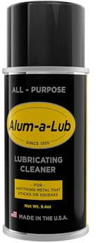 Brixwell Alum-A-Lub All Purpose Lubricating Cleaner for All Metals - 9.4 Oz Can, Garage Door Lubricant, Silicone Spray, Penetrating Oil, Multi-Purpose Cleaner for Metal