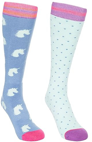 Trespass Replicate Kids Ski Socks Knee Length Tube For Boys & Girls