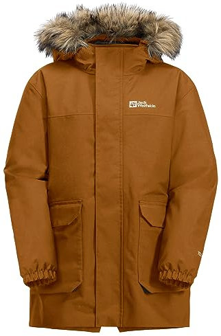Jack Wolfskin Jungen Cosy Bear 3in1 Parka B Jacket, autumn leaves, 164 EU