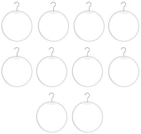 Cabilock 10pezzi Ganci Espositore Per Bikini Donna Forma Di Cerchio Per Appendere Slip e Costumi Da Bagno Riutilizzabili e Duraturi