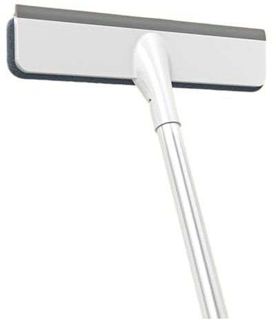 Limpieza de la ventana Kit de escobilla de goma Mango desmontable Limpiador de la ventana de manija larga con poste de extensión, rocío y 3 almohadillas para el hogar para el hogar, vidrio de ducha