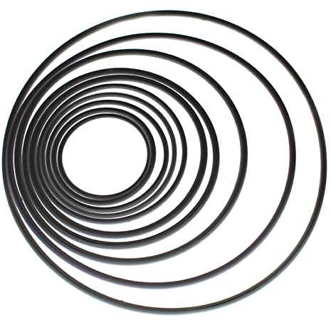 Correa de goma de repuesto de 80-130 mm, resistente al desgaste, 1/1,5 mm, para correa de transmisión de grabadora
