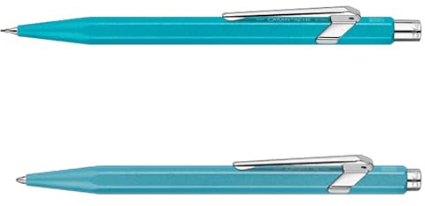 Caran d'Ache 849 Colormat-x Set: Kugelschreiber & Druckbleistift, türkis