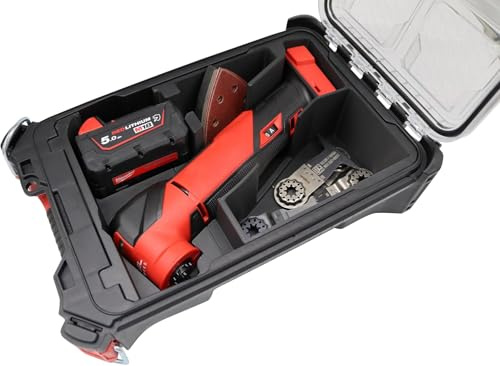 Kompatibel mit MILWAUKEE Packout Compact – 3D-gedruckter PLA+ Einsatz für M18 FMT Multitool | Organizer für Compact Box – Sicher, robust & übersichtlich